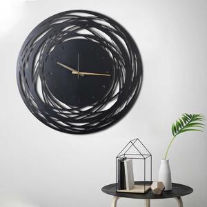 Hanah Home Nástěnné hodiny Lines 70 cm černé