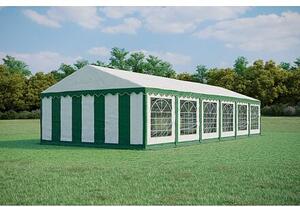 Zahradní Párty stan 5x12 m PVC Standard Ohnivzdorný barva Zeleno-bílá