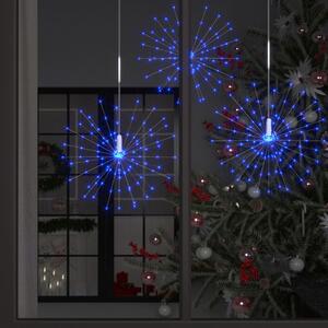 Venkovní vánoční ohňostroje 10 ks modré 20 cm 1 400 LED diod