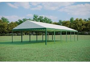 Zahradní Párty stan 6x12m PVC Standard PLUS Ohnivzdorný barva Zeleno-bílá