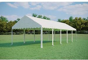 Párty stan 4x10m - PVC Standard Ohnivzdorný barva Bílá