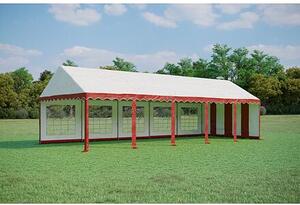 Párty stan 4x10m - PVC Standard Ohnivzdorný barva Bílá