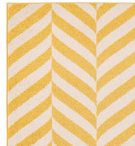 Tribeca Design Kusový koberec Jars Yellow Chevron Rozměry: 200x290 cm