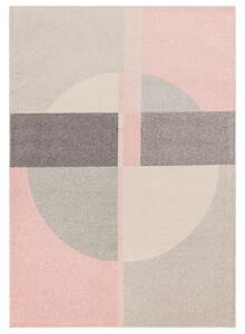 Tribeca Design Kusový koberec Jars Pink Circle Rozměry: 120x170 cm