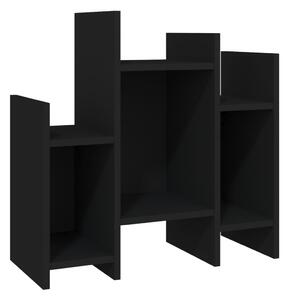 Odkládací skříňka černá 60 x 26 x 60 cm dřevotříska