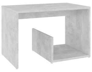 Odkládací stolek betonově šedý 59 x 36 x 38 cm dřevotříska