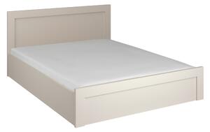 Manželská postel 160 cm Kuerten 1 (kašmír) (s roštem) (s úl. prostorem)