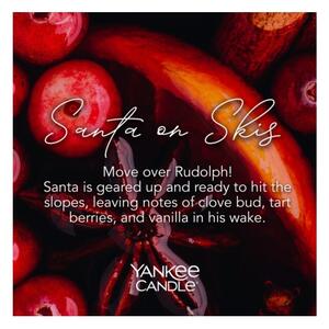 Yankee Candle - Vonná svíčka SANTA ON SKIS velká 567g 60-90 hod