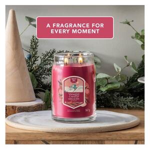 Yankee Candle - Vonná svíčka SANTA ON SKIS velká 567g 60-90 hod