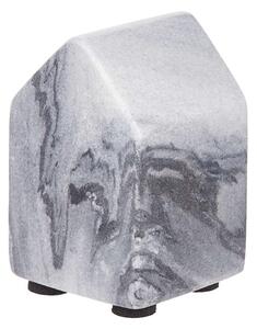 BLOCKHOUSE Domeček z mramoru 8 cm - šedá