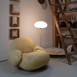 GUBI Gubi Stojací lampa Stemlite, šedá, výška 110 cm, stmívatelné, stmívatelný, Hliník / šedá / zinek, Obývací pokoj / jídelna, kov, Design