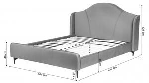 Hector Čalouněná postel Sunrest 160x200 měděná