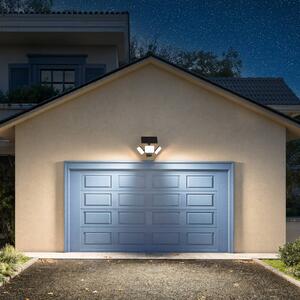 Philips Solární lampa Zyren, černá, 3 000 K, senzor, IP65, Černá, Plast