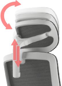 Ergonomická kancelářská židle MERCURY WISDOM ZELENÁ – síťovaná