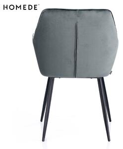 HOMEDE Designová židle Vialli šedá