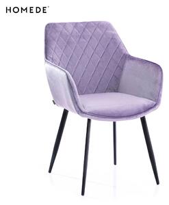 HOMEDE Designová židle Vialli fialová