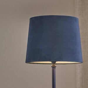 PR Home Stolní lampa Tove, modrá, výška 56 cm, kov/látka, Modrá, Obývací pokoj / jídelna, kov