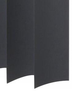 Unyqoos® Intensions, vertikální žaluzie z PVC, šířka lamely 89 mm – tmavě šedá barva, rozměry 250 x 180 cm, včetně montážové lišty, vhodné do koupelny, kuchyně a kanceláře
