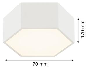 LED stropní svítidlo Libre, krémově bílé, ocel, 3 000 K