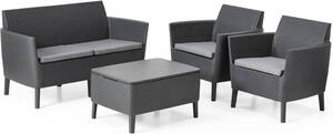 Keter 8dílná zahradní sedací souprava Salemo Graphite Grey 236629