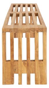 House Nordic Lavička Benidorm (Lavice z teakového dřeva\n140x35 cm)