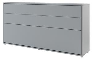 Sklápěcí postel BC-06 90x200 Bed Concept, Rozměr postele: 90x200, Barva: šedá, LED světlo s USB: bez LED světla s USB, Vnitřní osvětlení pod policemi: bez osvětlení políc 5902928397260
