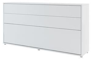 Sklápěcí postel BC-06 90x200 Bed Concept, Rozměr postele: 90x200, Barva: bílá, LED světlo s USB: bez LED světla s USB, Vnitřní osvětlení pod policemi: bez osvětlení políc 5902928397291