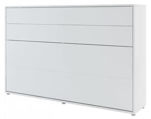 Sklápěcí postel BC-05 120x200 Bed-Concept, Rozměr postele: 120x200, Barva: bílá / bílý lesk, LED světlo s USB: bez LED světla s USB, Vnitřní osvětlení pod policemi: bez osvětlení políc 5902928397369