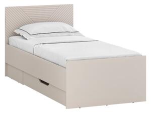 Jednolůžková postel 90 cm Explicaba (kašmír) (s úl. prostorem)