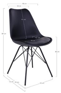 Jídelní židle Nora černá