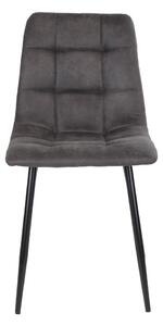 Jídelní židle Meno tmavě šedá/černá
