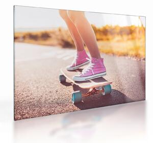 Skleněný obraz skateboardu (70x50 cm)