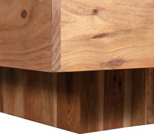 Béžový Konferenční stolek Lyra 30 × 80 × 80 cm WOOOD