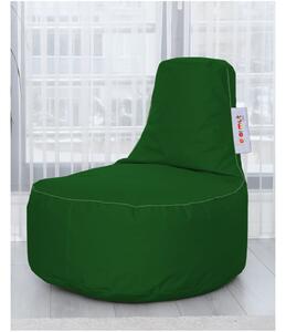 Tmavě zelený sedací vak EVA Sport – Floriane Garden