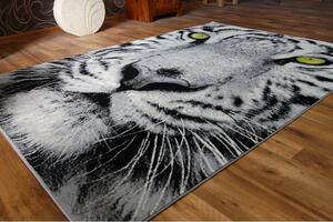 Balta Kusový koberec BCF FLASH 33292/170 Tygr Rozměr: 80x150 cm