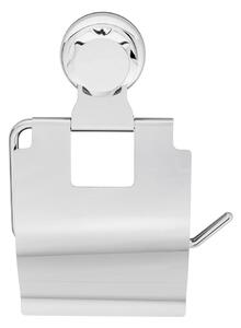 Samodržící kovový držák na toaletní papír ve stříbrné barvě Bestlock Bath – Compactor