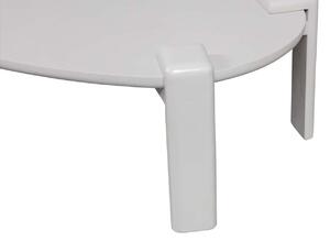Bílý Konferenční stolek Turtle 28 × 100 × 60 cm VTWONEN