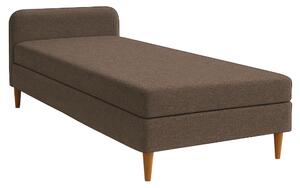 Jednolůžková postel 110 cm Bucle 1 (hnědá) (s matrací)