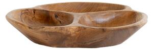 Miska Nora z teakového dřeva 30 cm