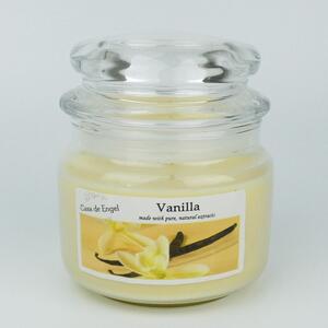 Casa de Engel velká vonná svíčka ve skle s víčkem- Vanilla