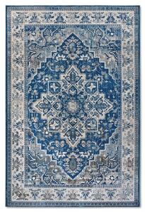 Koberec Villeroy & Boch Kollektion 1869 Jehanne modrý / krémový