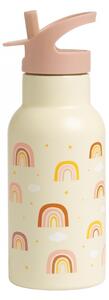 A Little Lovely Company - nerezová lahev na pití, 350 ml - duha