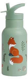 A Little Lovely Company - nerezová lahev na pití, 350 ml - kamarádi z lesa