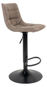 House Nordic Barová židle Middelfart (Barová židle ve světle hnědé barvě s černými nohami)