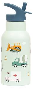 A Little Lovely Company - nerezová lahev na pití, 350 ml - vozidla