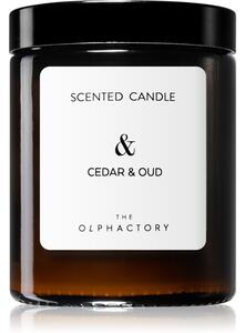 Ambientair The Olphactory Cedar & Oud vonná svíčka (brown) & 135 g