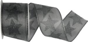 Vánoční stuha organzová GRANIT HEAVEN 40mm x 2m (14,-Kč/m)
