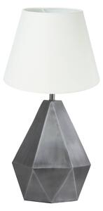 PR Home Trinity stolní lampa Ø25cm stříbrná/bílá