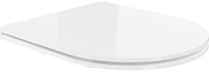 Mexen Mexen, slim WC sedátko s pomalým zavíráním, duroplast, bílá lesklá, 39224000