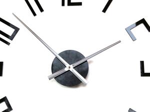 ModernClock 3D nalepovací hodiny Slim 65 cm černé